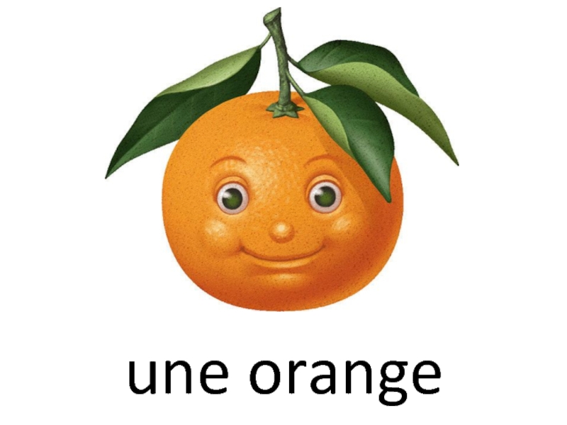 Un orange. Что такое витамины.