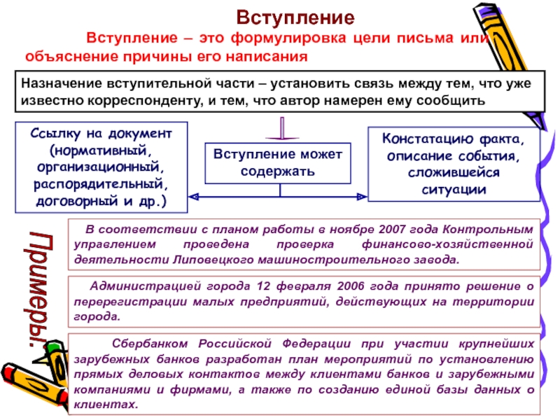 Цель письма. Композиция делового письма. Композиция текста делового письма. Составляющие блока информации в деловой переписке. Роль секретаря в подготовке деловой переписки.