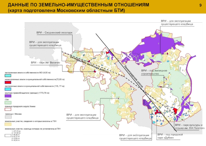 Карта химки московской области