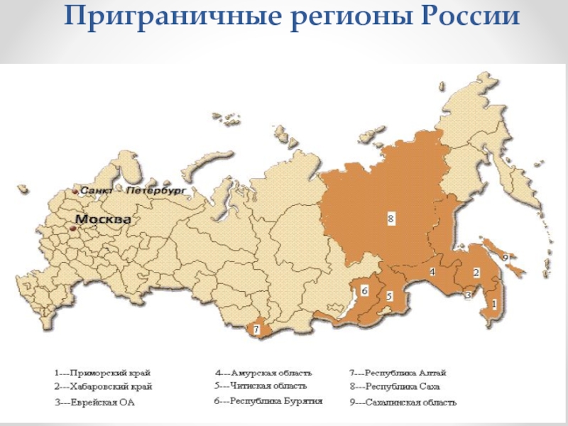 Области которые стали россией