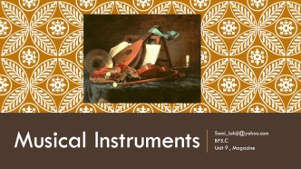 Musical Instruments