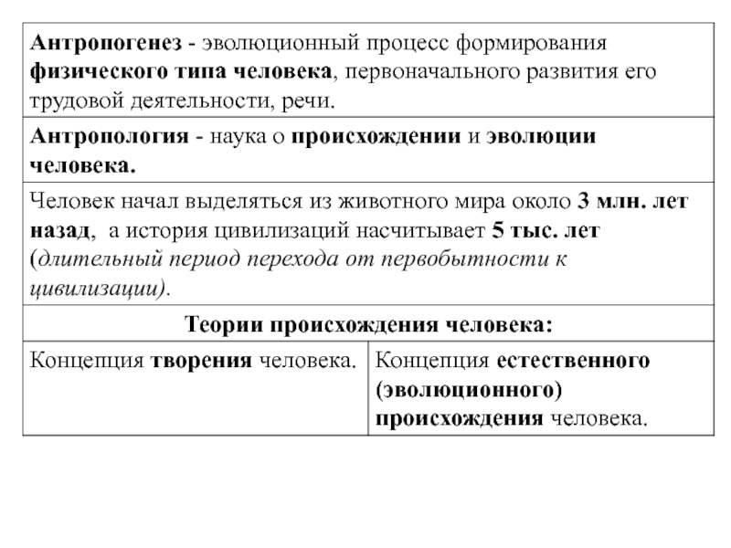 Как протекали процессы антропогенеза и социогенеза