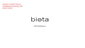 DNA WellSpace Animation - Draft
