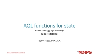 AQL functions for state