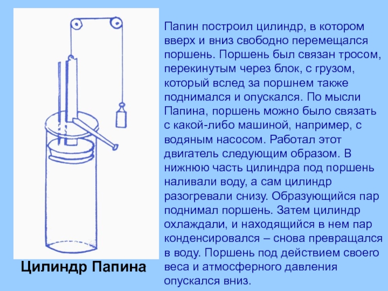 Почему вода поднимается вслед за поршнем рисунок 4