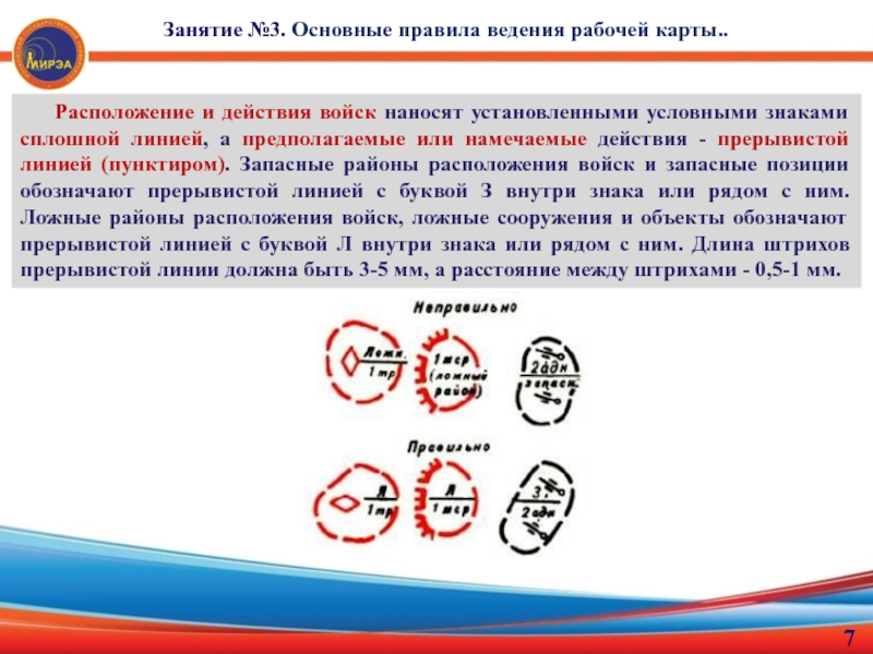 Действия расположения. Основные правила ведения рабочей карты. Знак ведение. Трех значащие правила. Основная и запасная позиция обозначение.