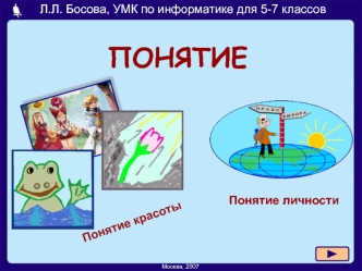 Понятие. Понятие личности