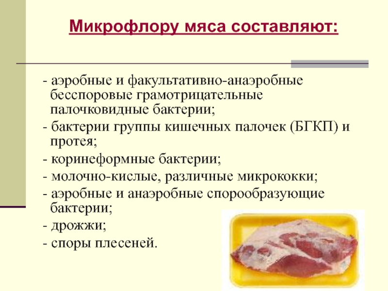 Составляющие мяса