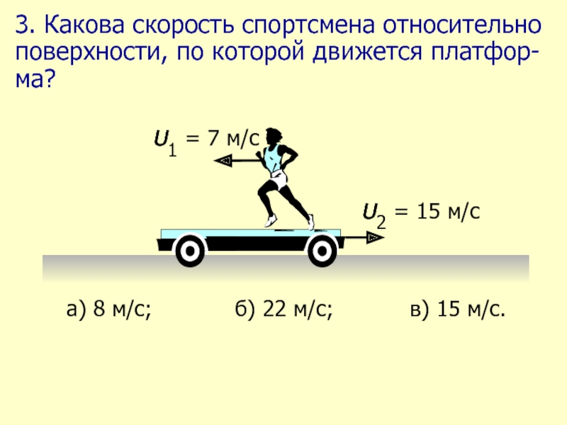 Скорость спортсмена