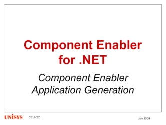 Component Enabler for .NET. Overview
