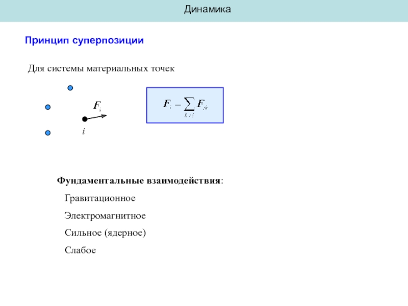 Принципы динамики. Принцип суперпозиции динамика. Классическая механика динамика. Основной принцип динамики.