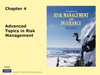 Advanced. Topics in risk management