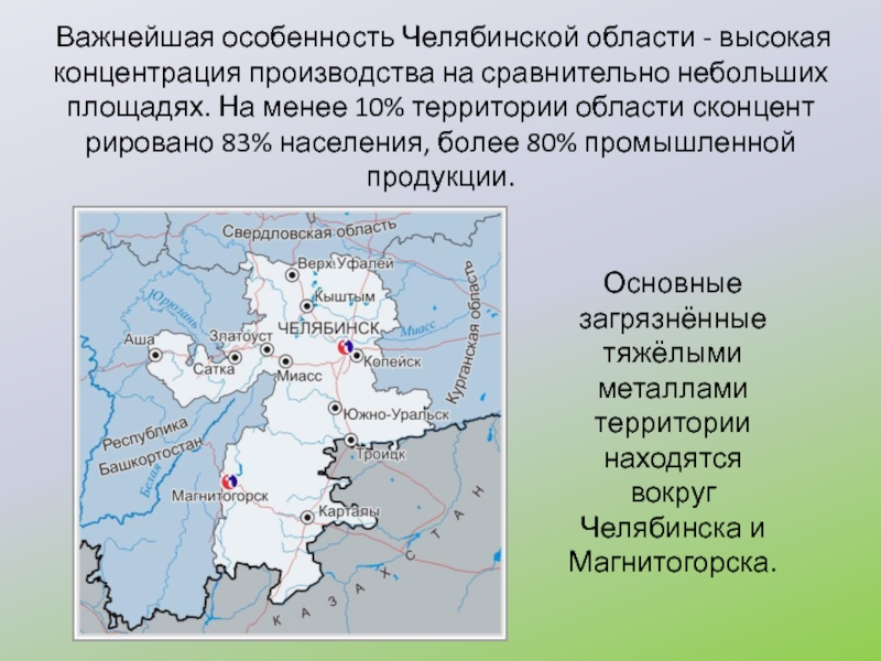 Экология челябинской области презентация