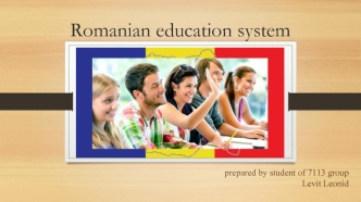 Romanian education system