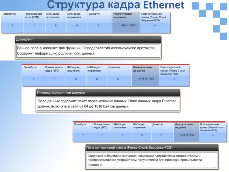 Структура кадра данных. Структура кадра Ethernet. Структура кадра pri. Структура кадра mp4.