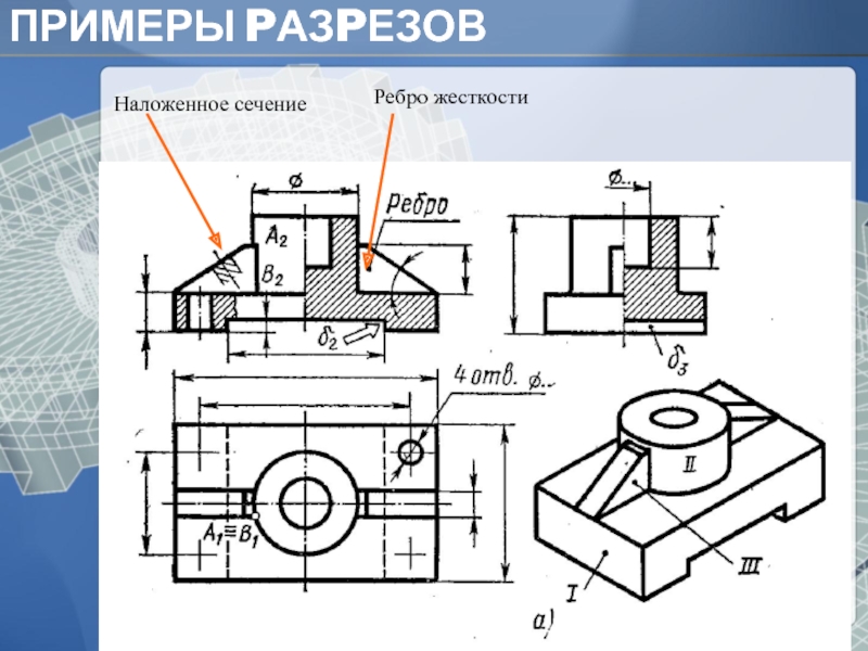 Разрезы пример