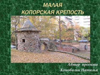 Малая Копорская крепость