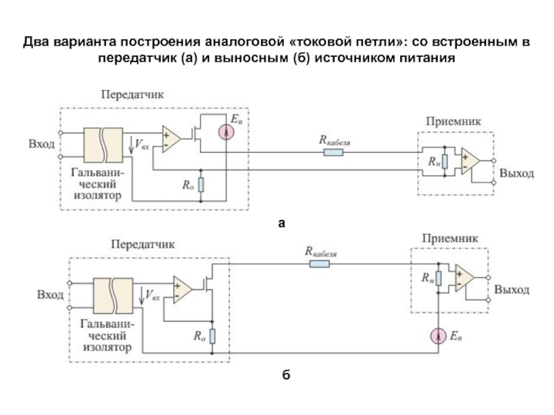 Схема токовая петля 20 ма схема подключения