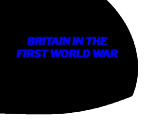 Britain in the First World war