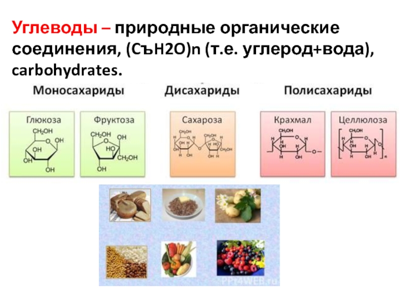 Назовите природные органические вещества