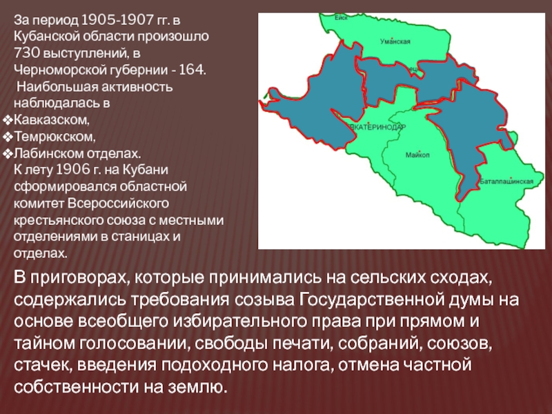 Кубанская область и Черноморская Губерния в 1900-1913. Черноморская Губерния в 1900-1916. Кубанская Губерния. Кубанская область и Черноморская Губерния в 1900-1916 гг.