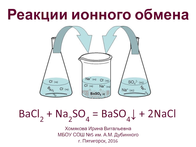 Bacl2 электролиз раствора