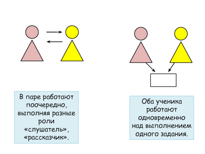 Работают поочередно