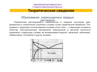 Старение бериллиевой бронзы