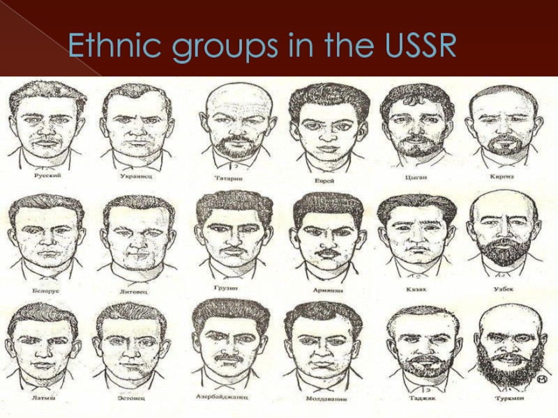 Ethnic groups in the USSR