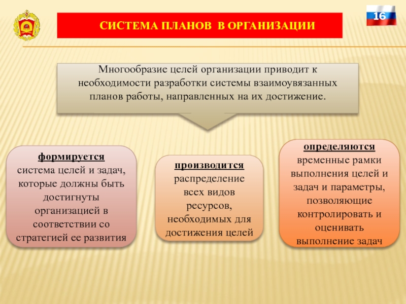 Привести к необходимости. Многообразие целей социальной организации. Многообразие целей. Система целей организации. Множественность целей фирмы.