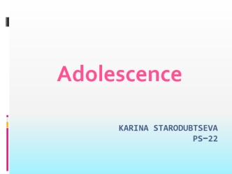 Adolescence