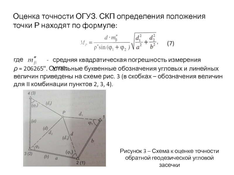 Показатели точности определение