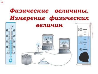 Физические величины. Измерение физических величин