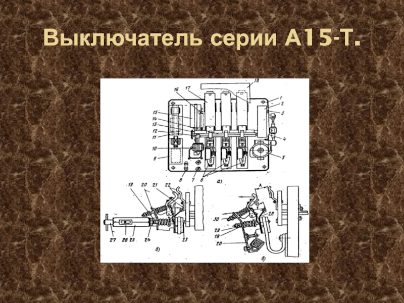 Воздушные выключатели презентация