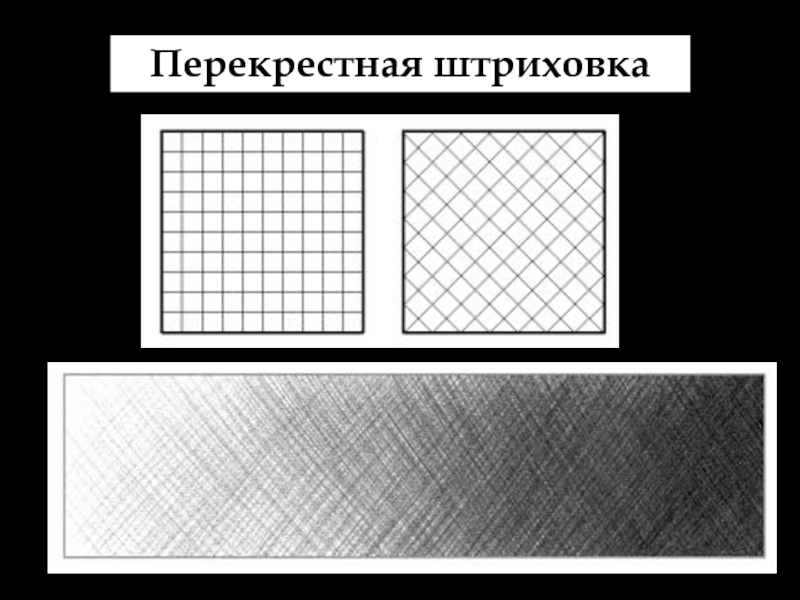 Штриховка это. Перекрестная штриховка. Перекрестная штриховка рисунок. Перекрёстный Тип штриховки. Штриховка горизонтальная и вертикальная.