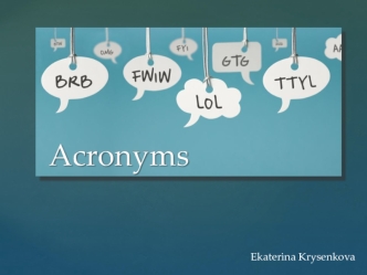 Acronyms