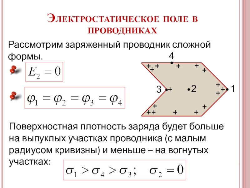 Металлическому полому телу сечение которого представлено на рисунке сообщен отрицательный каково