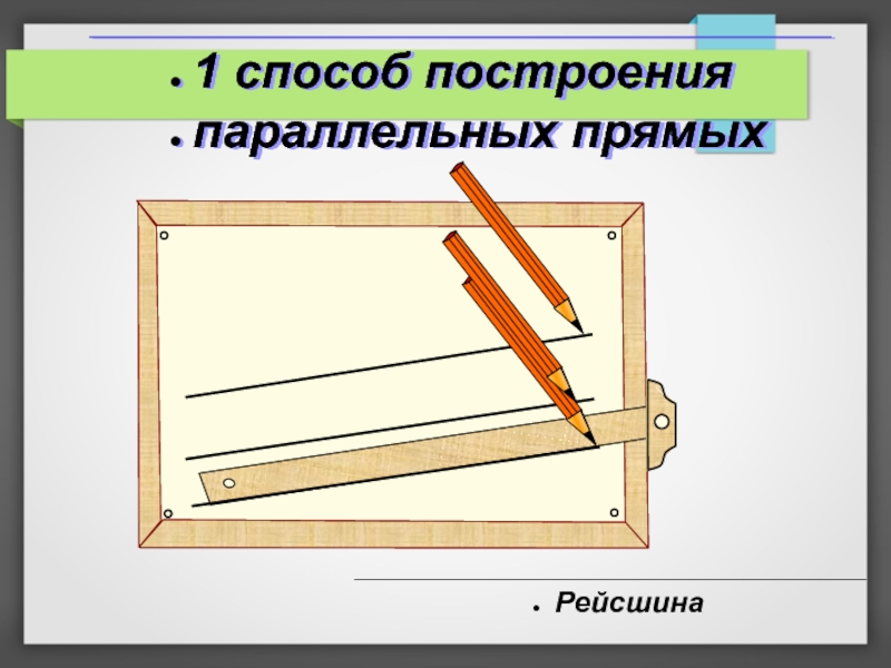 Презентация по теме параллельные прямые 6 класс