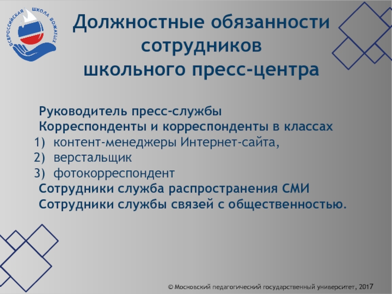 Пресс центр презентация. Пресс-центр в школе обязанности. Должности в школьном пресс центре. Пресс центр обязанности. Руководитель школьного пресс центра.