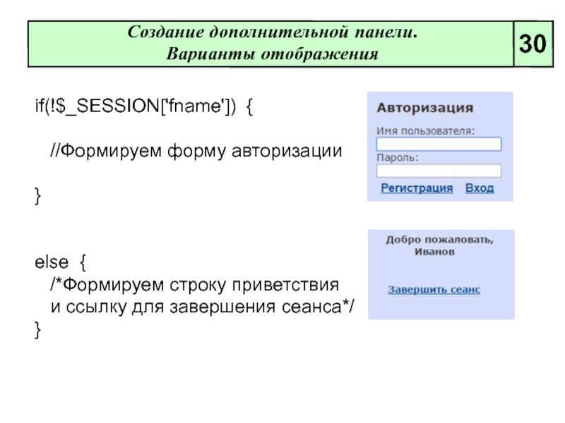 Форма авторизации. Варианты отображения информации на сайте. Forms аутентификация. Авторизация текста.