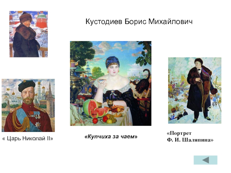 Кого рисовал кустодиев