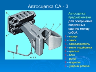 Автосцепка СА - 3