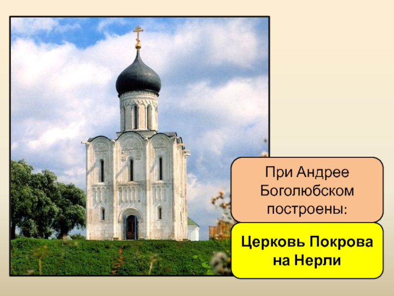 Церковь покрова в каком веке. Церковь Покрова на Нерли Андрея Боголюбского. Церковь Покрова на Нерли 1165.