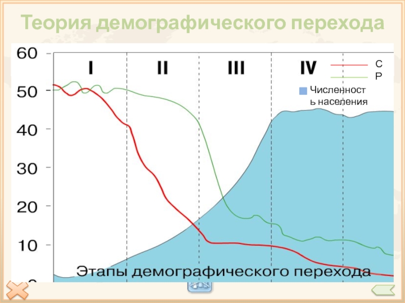 На рисунке показано что в результате демографического перехода неизбежно произойдет