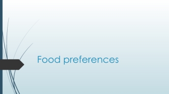 Food preferences