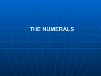 The Numerals