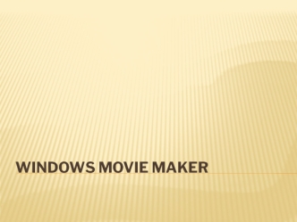 Windows Movie Maker