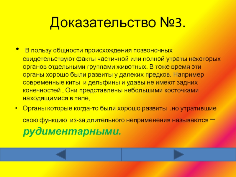 Общность плана строения позвоночных свидетельствует о