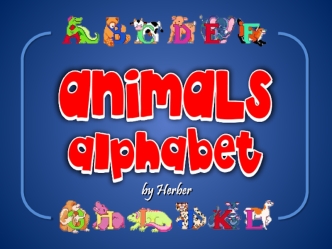 Animals alphabet