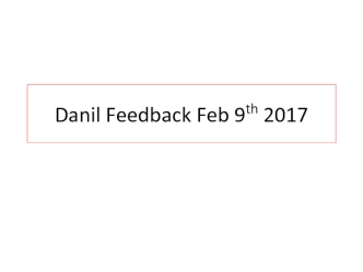 Danil feedback feb